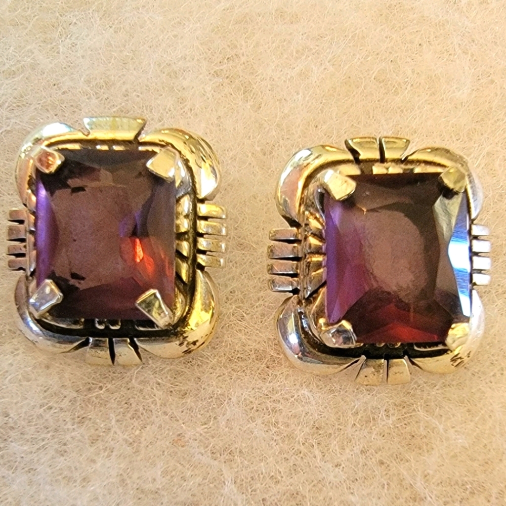 Amethyst Studs - image 1